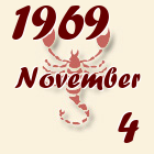 Skorpió, 1969. November 4