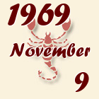 Skorpió, 1969. November 9