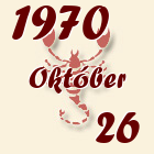Skorpió, 1970. Október 26