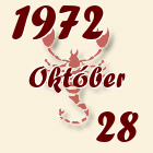 Skorpió, 1972. Október 28