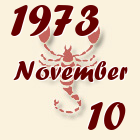 Skorpió, 1973. November 10