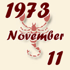 Skorpió, 1973. November 11