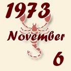 Skorpió, 1973. November 6