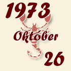 Skorpió, 1973. Október 26