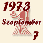 Szűz, 1973. Szeptember 7