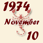 Skorpió, 1974. November 10