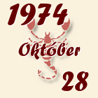 Skorpió, 1974. Október 28