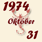 Skorpió, 1974. Október 31