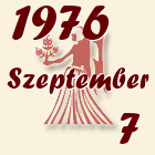 Szűz, 1976. Szeptember 7
