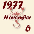 Skorpió, 1977. November 6