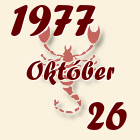 Skorpió, 1977. Október 26