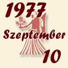 Szűz, 1977. Szeptember 10