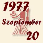 Szűz, 1977. Szeptember 20