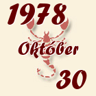 Skorpió, 1978. Október 30
