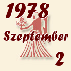 Szűz, 1978. Szeptember 2