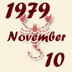 Skorpió, 1979. November 10