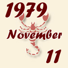 Skorpió, 1979. November 11