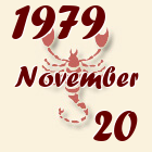 Skorpió, 1979. November 20