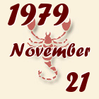 Skorpió, 1979. November 21