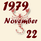 Skorpió, 1979. November 22