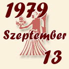 Szűz, 1979. Szeptember 13