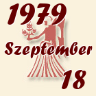 Szűz, 1979. Szeptember 18
