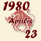 Bika, 1980. Április 23