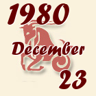 Bak, 1980. December 23