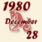 Bak, 1980. December 28
