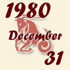 Bak, 1980. December 31