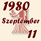 Szűz, 1980. Szeptember 11