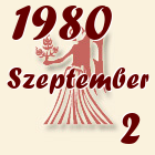 Szűz, 1980. Szeptember 2