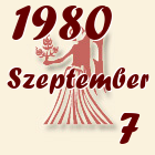 Szűz, 1980. Szeptember 7