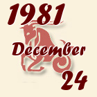 Bak, 1981. December 24
