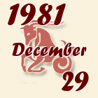 Bak, 1981. December 29