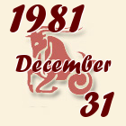 Bak, 1981. December 31