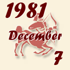 Nyilas, 1981. December 7