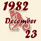 Bak, 1982. December 23