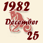 Bak, 1982. December 25