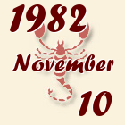 Skorpió, 1982. November 10