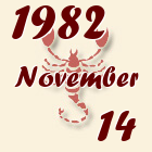 Skorpió, 1982. November 14