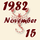 Skorpió, 1982. November 15