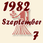 Szűz, 1982. Szeptember 7
