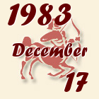 Nyilas, 1983. December 17