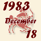 Nyilas, 1983. December 18