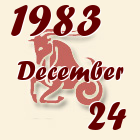 Bak, 1983. December 24