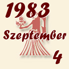 Szűz, 1983. Szeptember 4