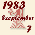 Szűz, 1983. Szeptember 7