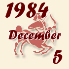 Nyilas, 1984. December 5