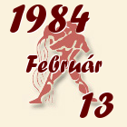 Vízöntő, 1984. Február 13